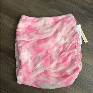 Pink Tie-Dyed Skirt